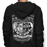 Vintage Black and White - Hoodie