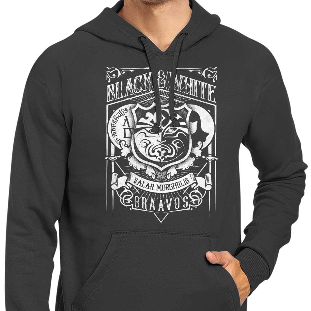 Vintage Black and White - Hoodie