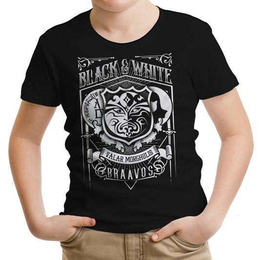 Vintage Black and White - Youth Apparel