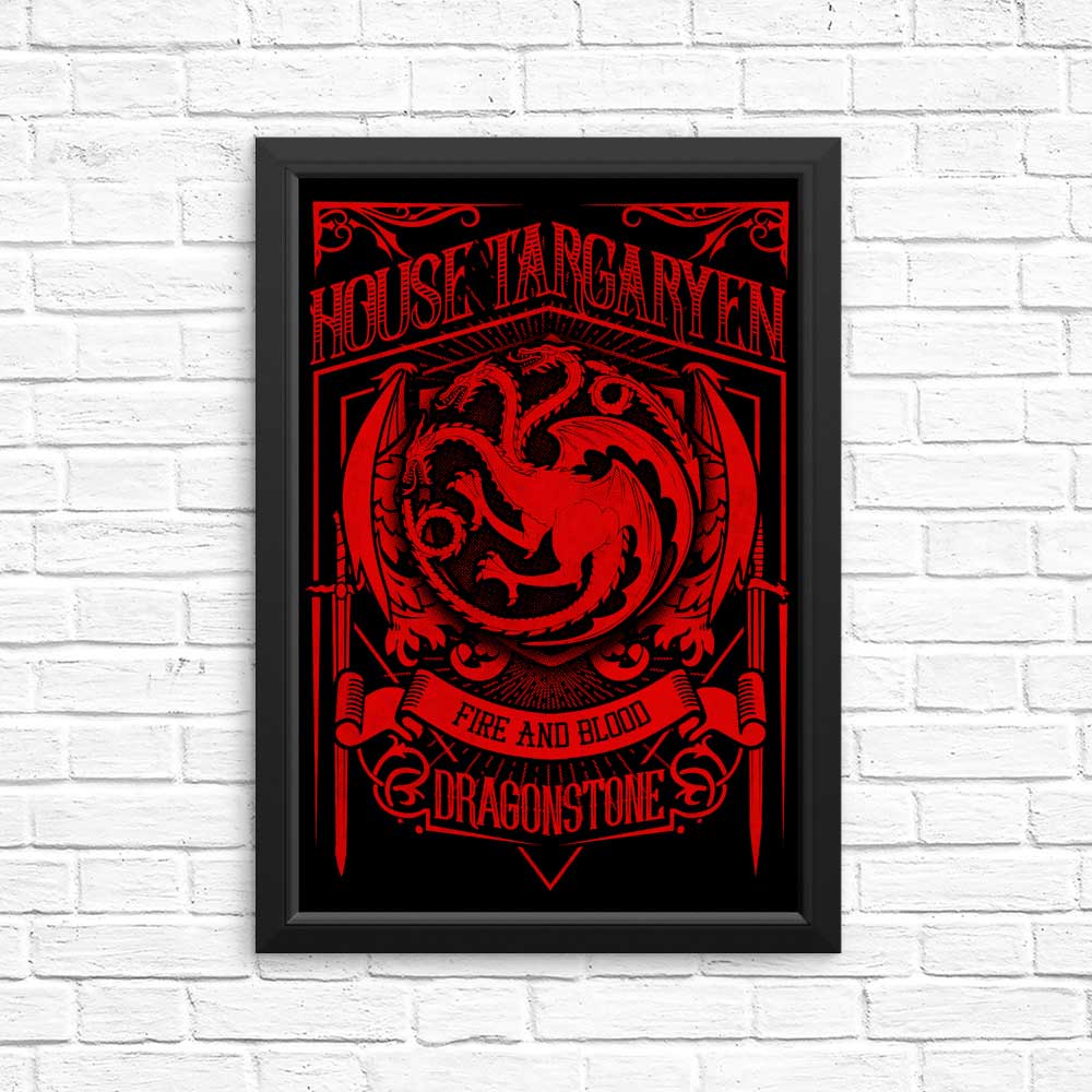 Vintage Dragon - Posters & Prints