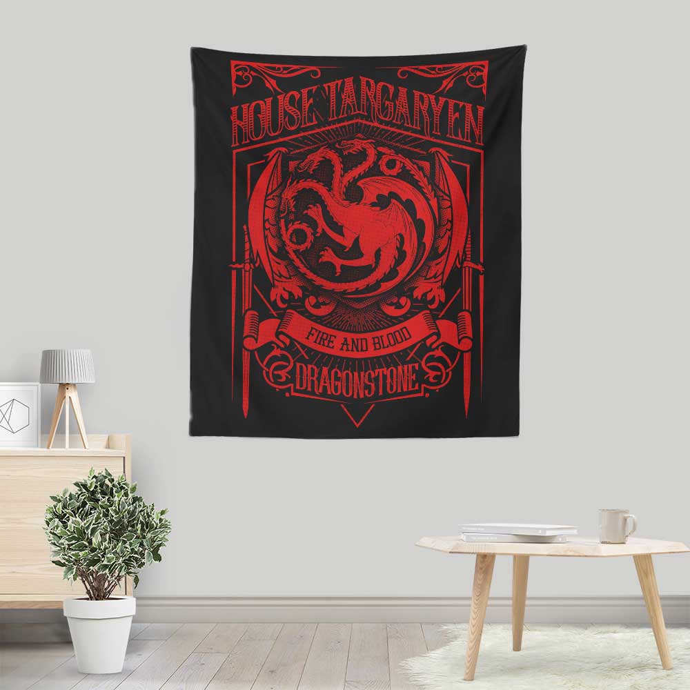 Vintage Dragon - Wall Tapestry