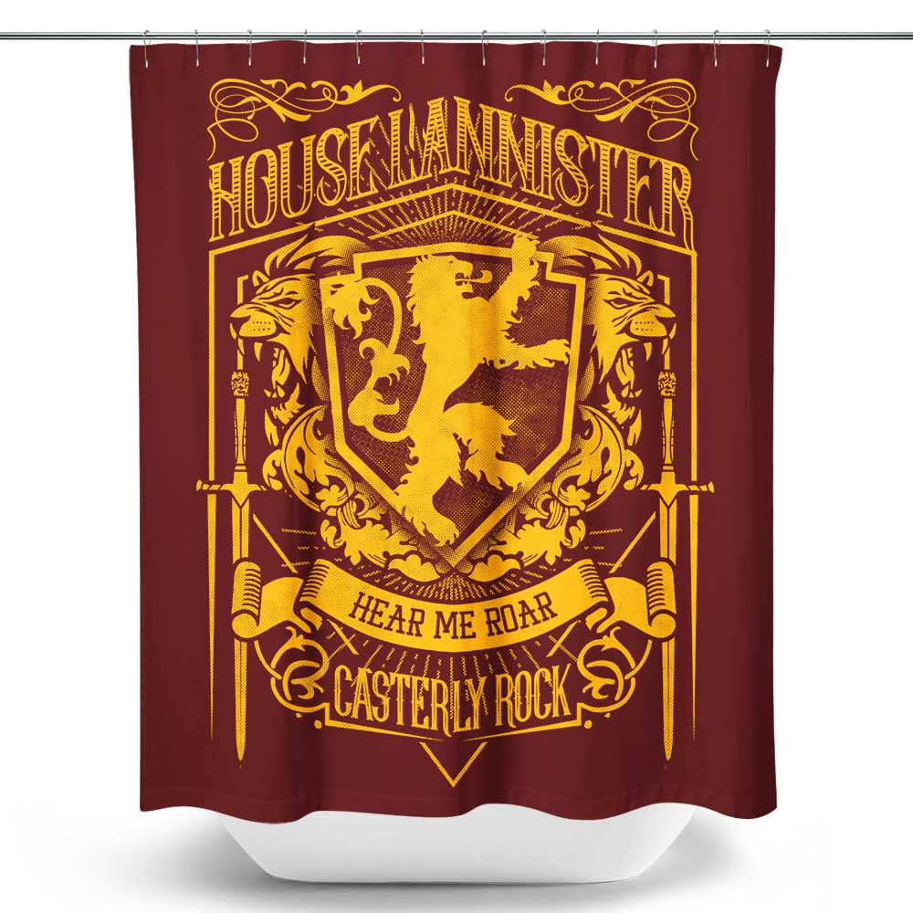 Vintage Lion - Shower Curtain