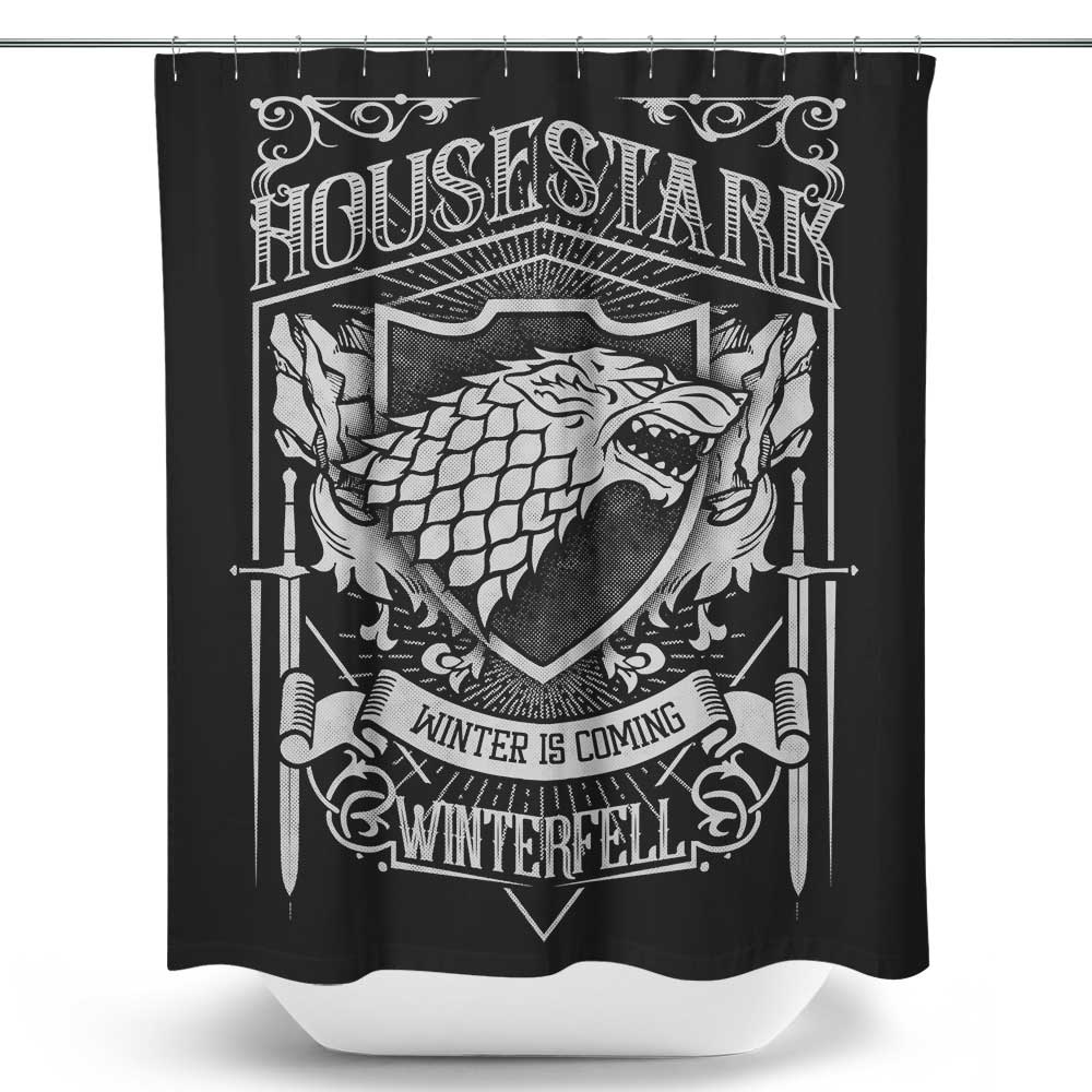 Vintage Wolf - Shower Curtain