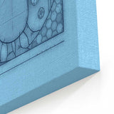 Virtruvian Guy - Canvas Print