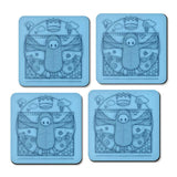 Virtruvian Guy - Coasters