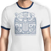 Virtruvian Guy - Ringer T-Shirt