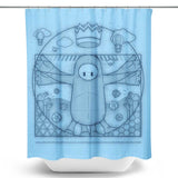 Virtruvian Guy - Shower Curtain