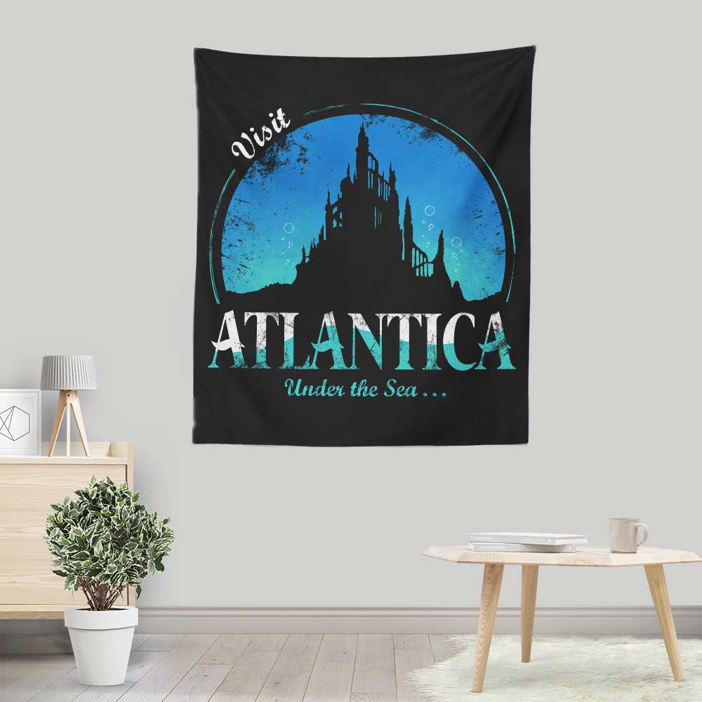 Visit Atlantica - Wall Tapestry