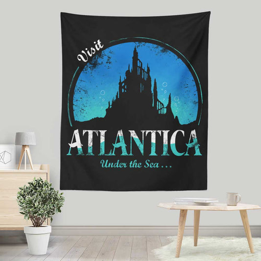 Visit Atlantica - Wall Tapestry