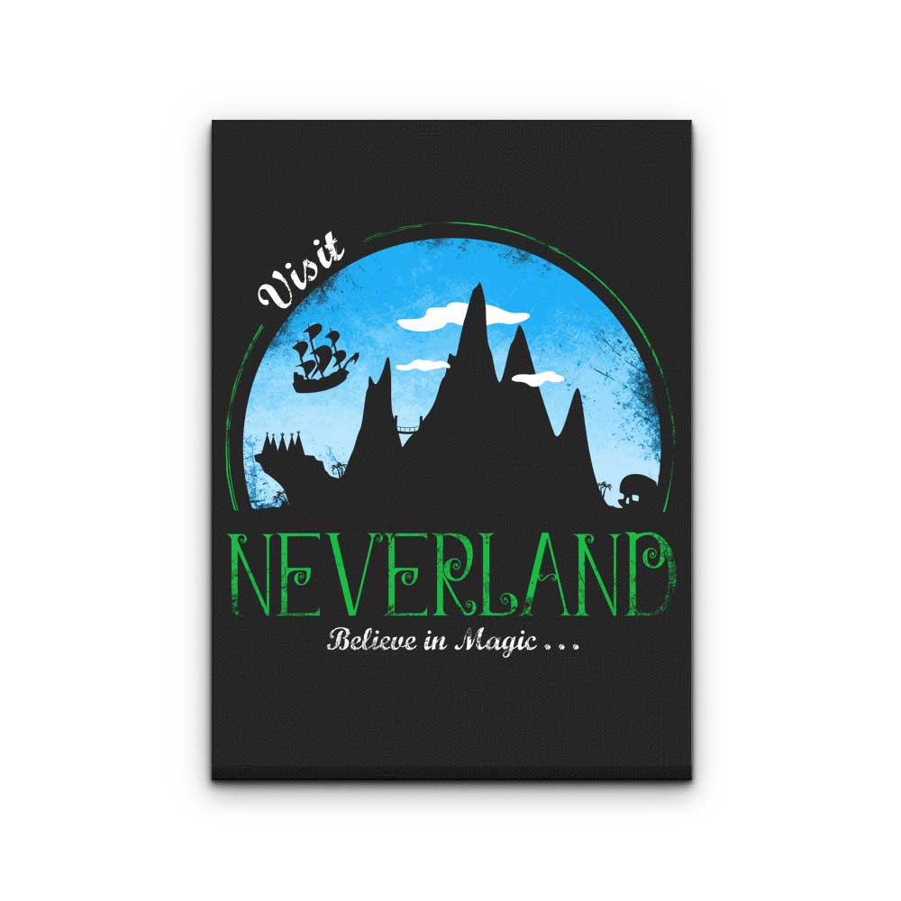 Visit Neverland - Canvas Print