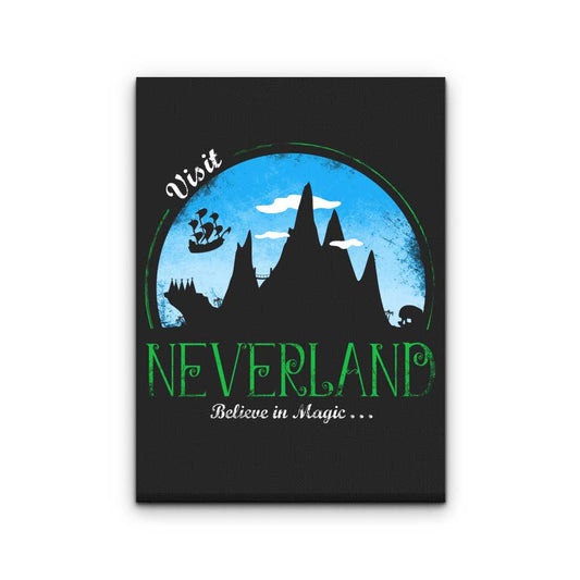 Visit Neverland - Canvas Print