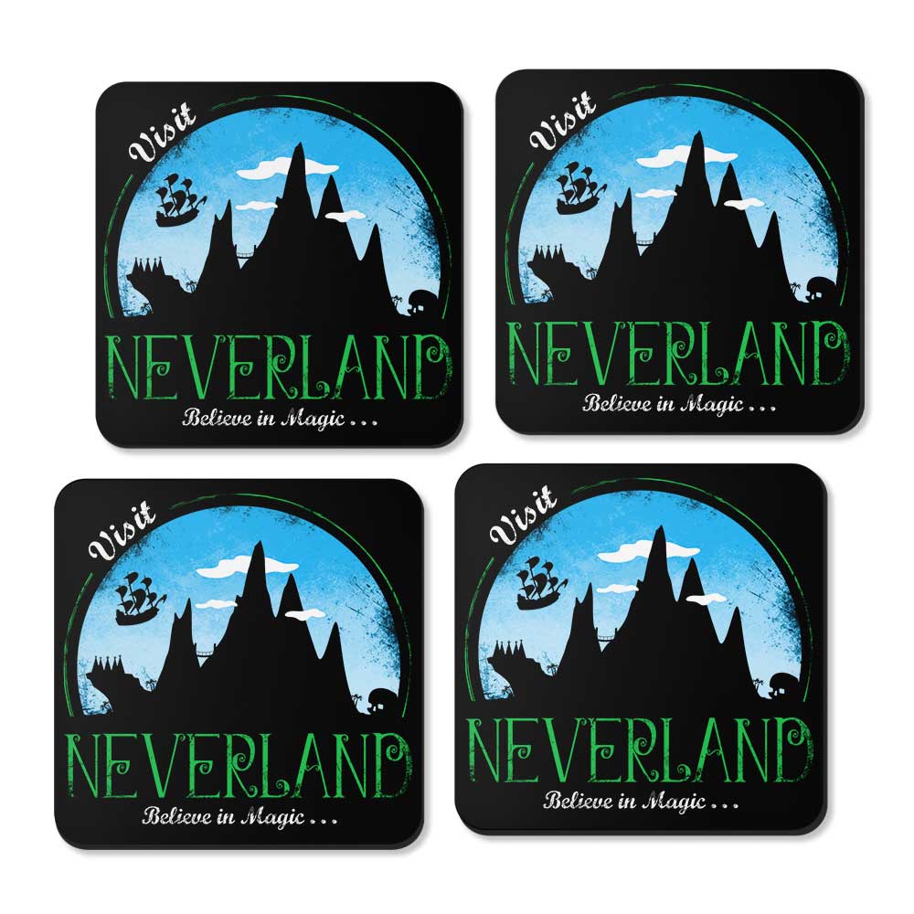 Visit Neverland - Coasters