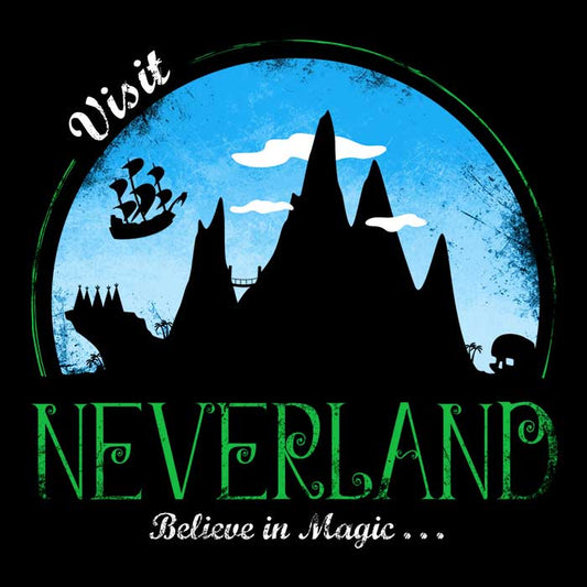 Visit Neverland - Wall Tapestry