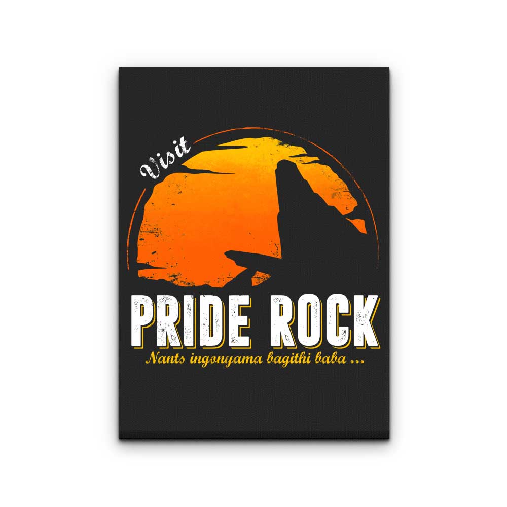 Visit Pride Rock - Canvas Print