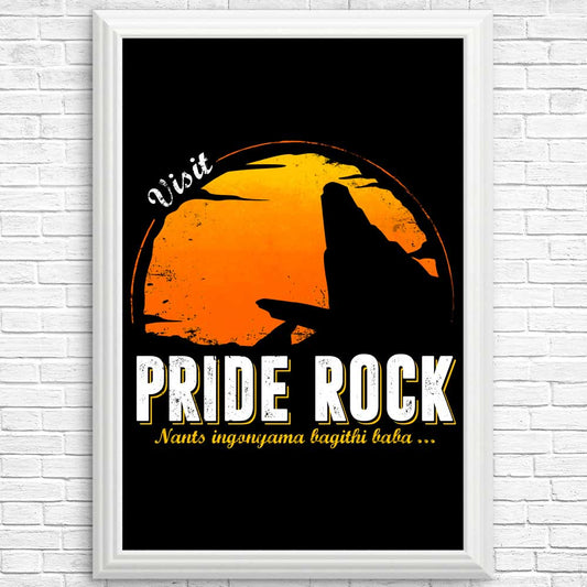 Visit Pride Rock - Posters & Prints