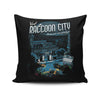 Visit Raccoon City - Throw Pillow