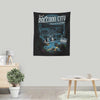 Visit Raccoon City - Wall Tapestry