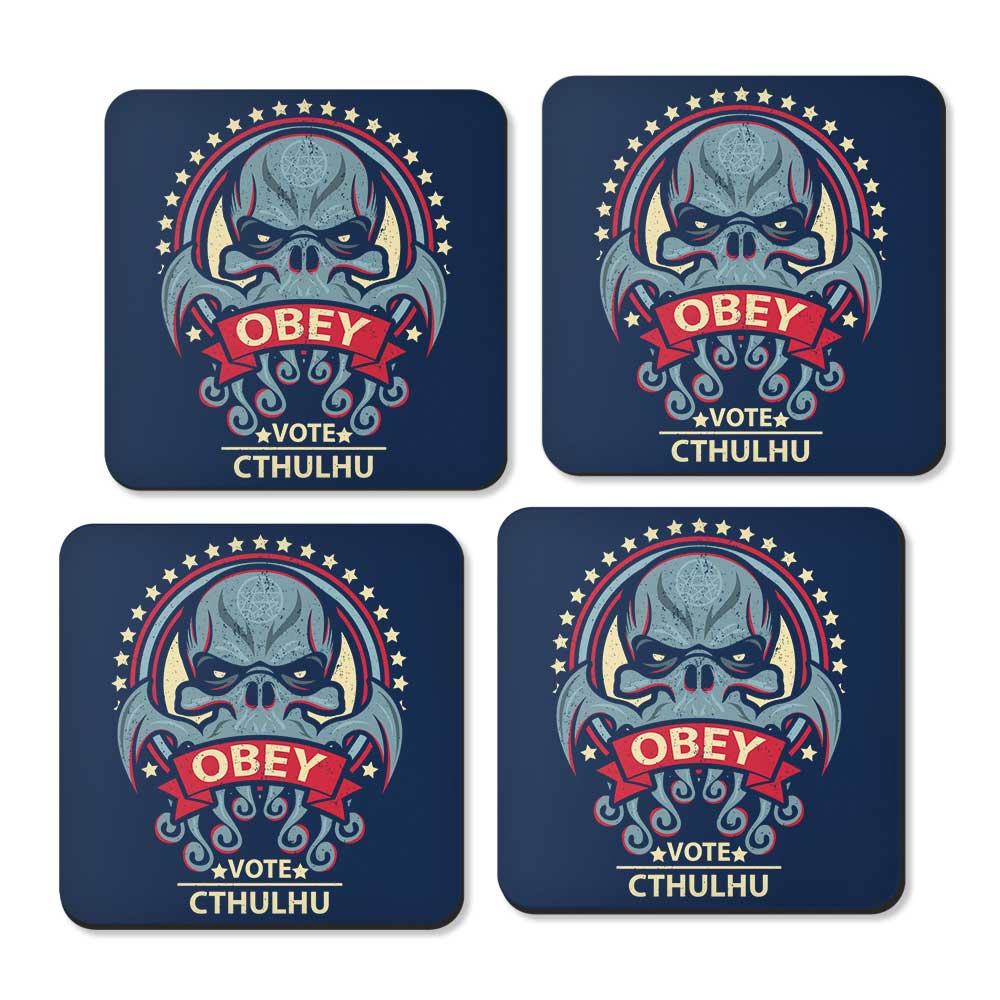 Vote Cthulhu - Coasters