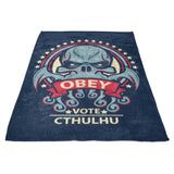 Vote Cthulhu - Fleece Blanket