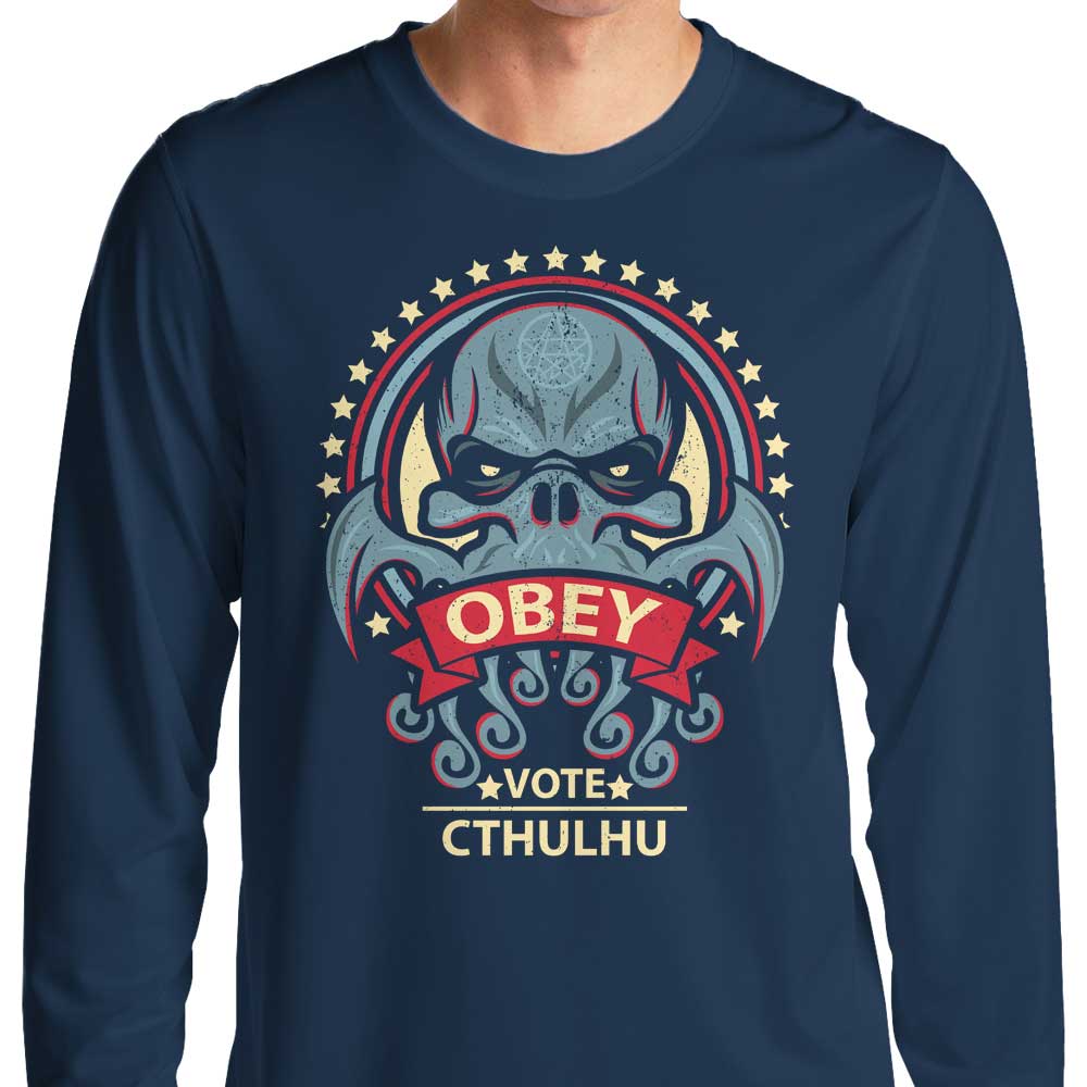 Vote Cthulhu - Long Sleeve T-Shirt