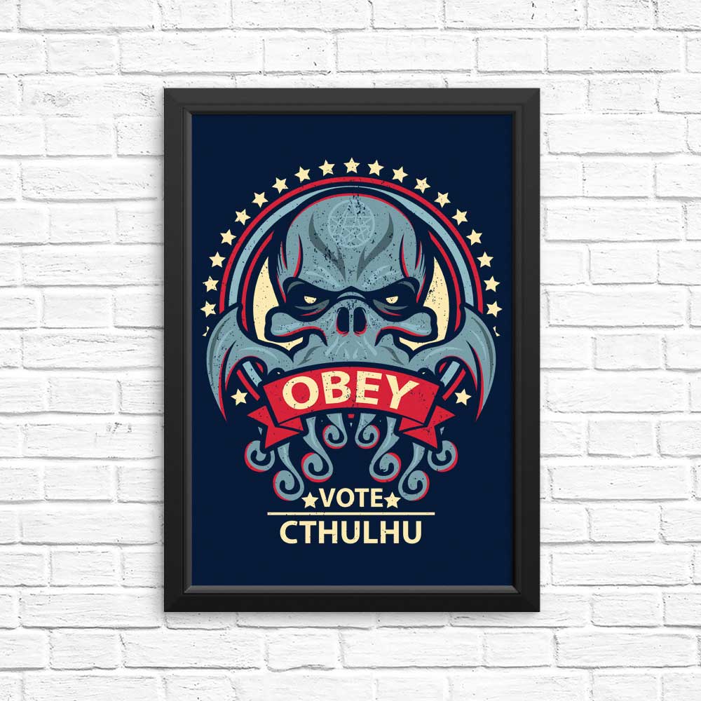 Vote Cthulhu - Posters & Prints