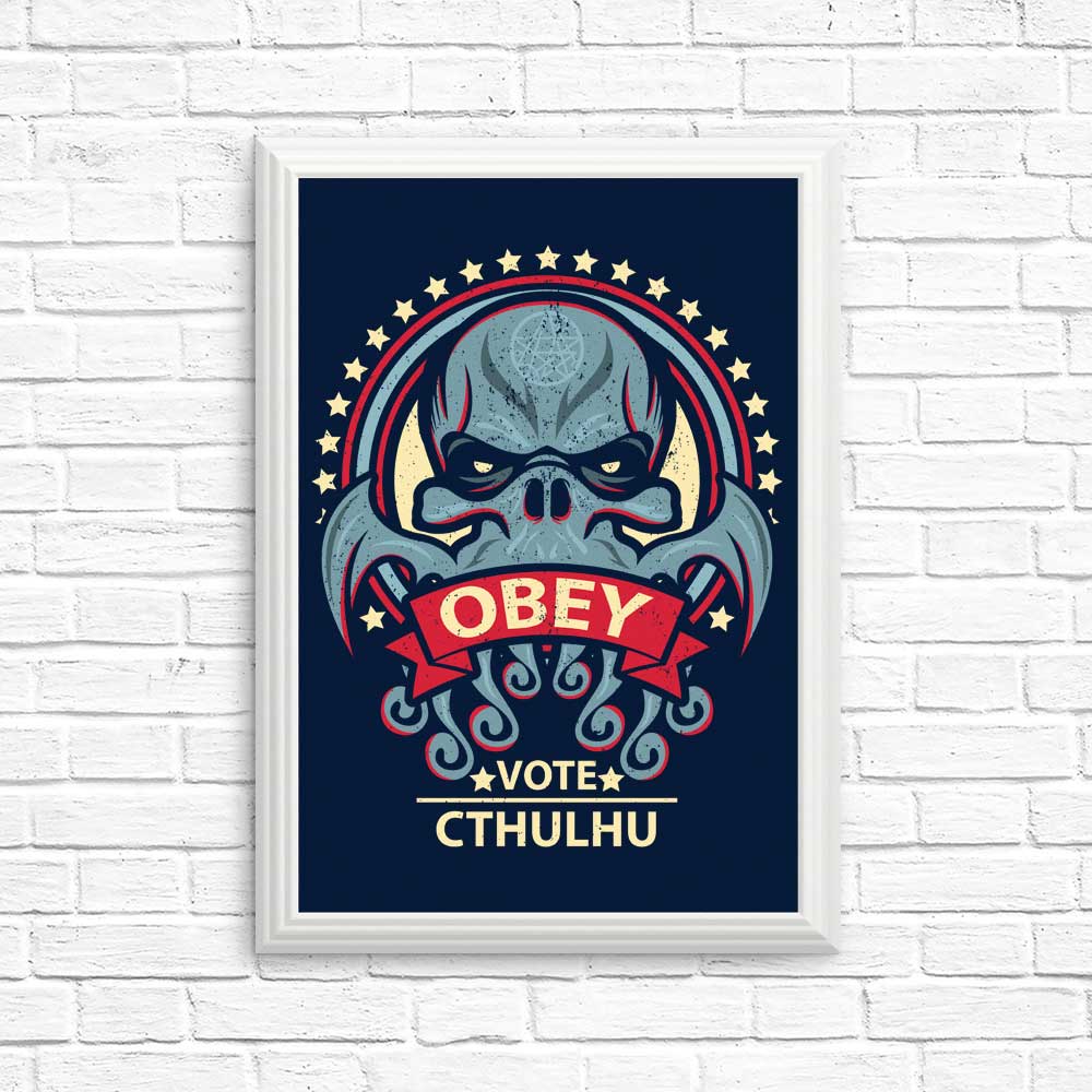 Vote Cthulhu - Posters & Prints