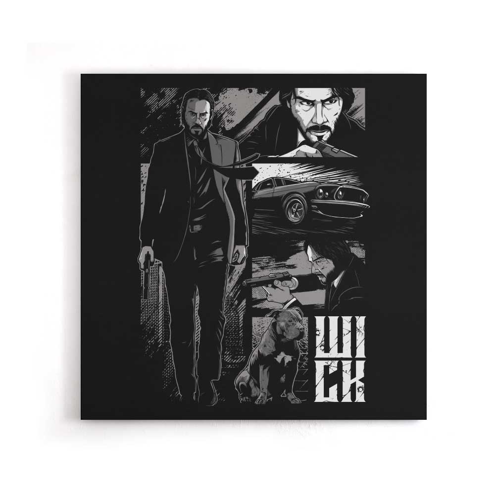 W-I-C-K (Alt) - Canvas Print