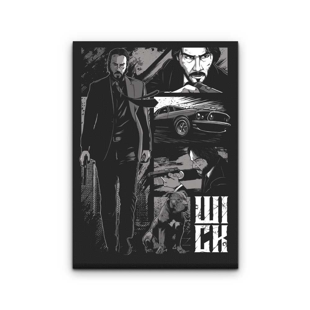 W-I-C-K (Alt) - Canvas Print