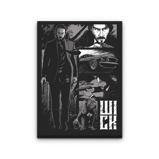 W-I-C-K (Alt) - Canvas Print