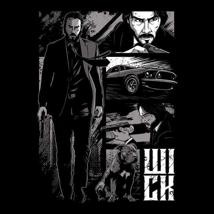 W-I-C-K (Alt) - Mousepad