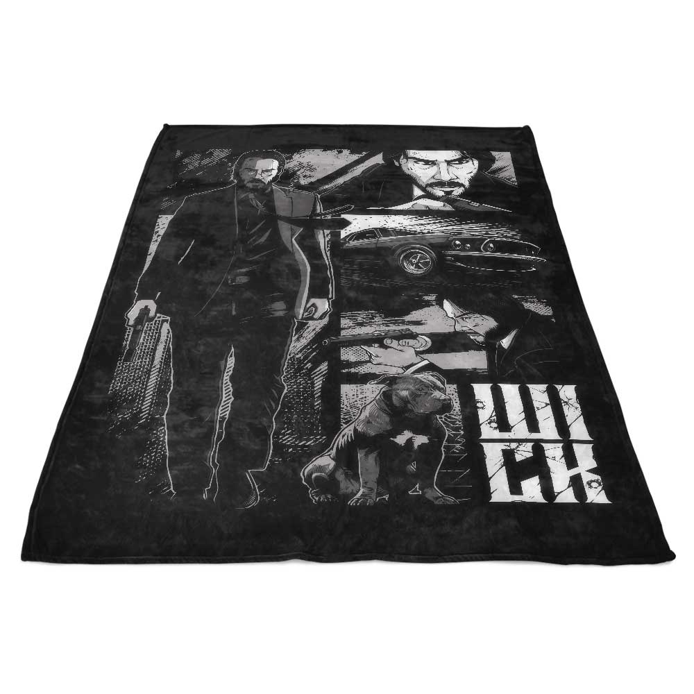 W-I-C-K (Alt) - Fleece Blanket