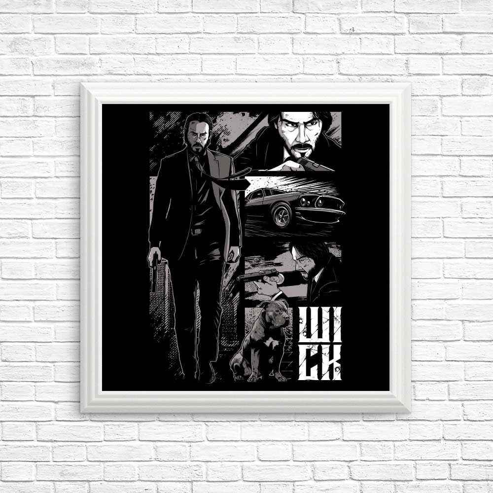 W-I-C-K (Alt) - Posters & Prints