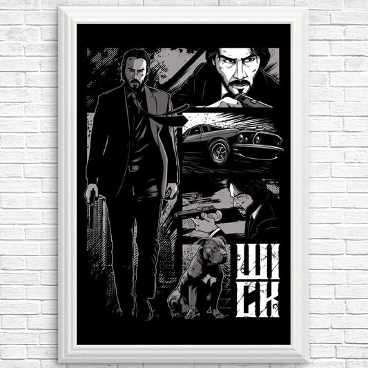 W-I-C-K (Alt) - Posters & Prints