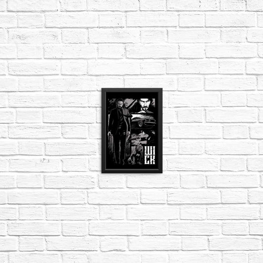 W-I-C-K (Alt) - Posters & Prints