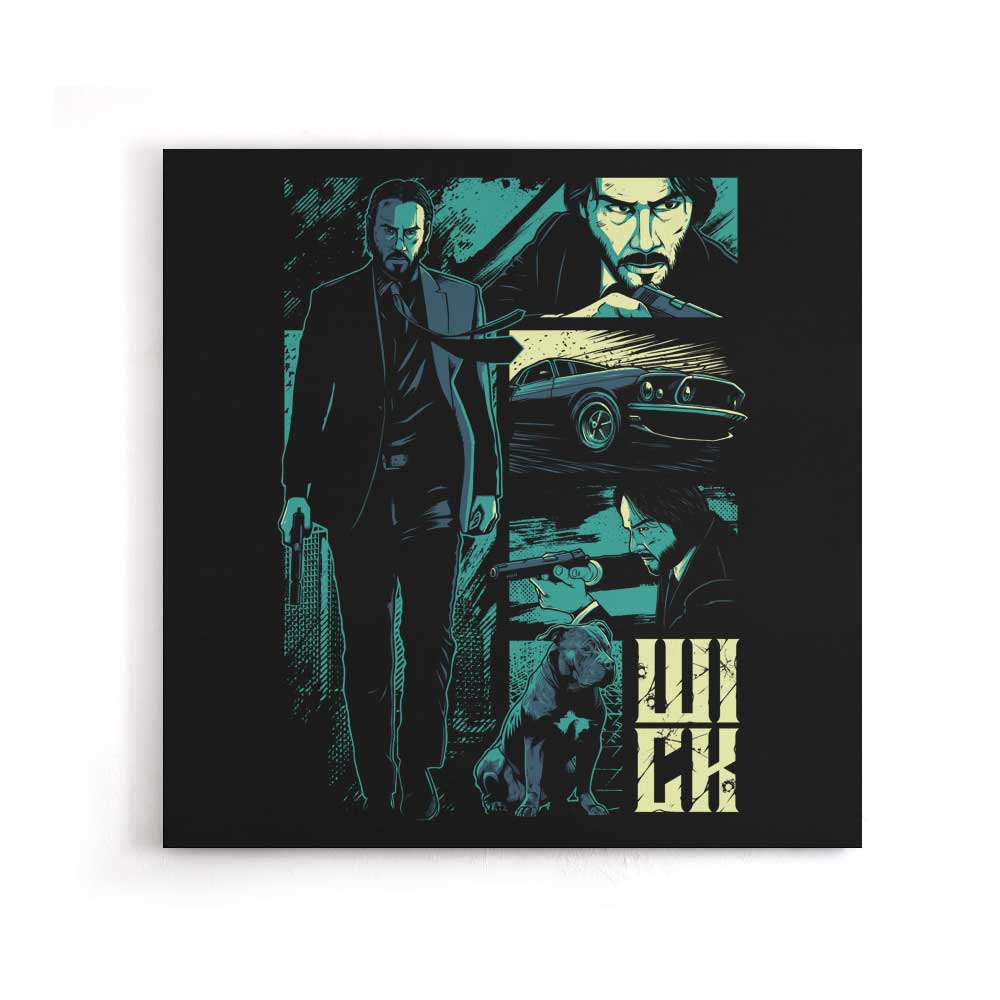 W-I-C-K - Canvas Print