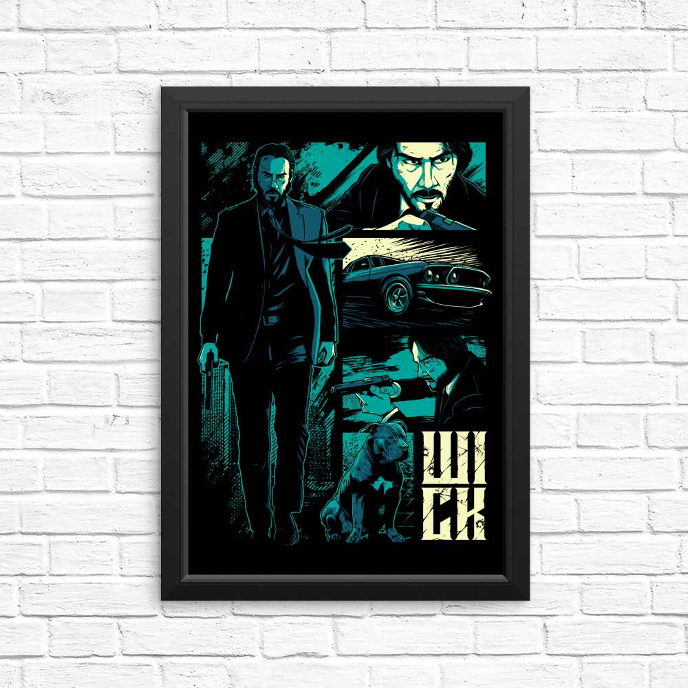 W-I-C-K - Posters & Prints
