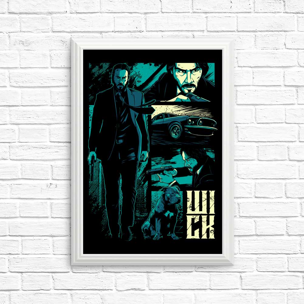 W-I-C-K - Posters & Prints