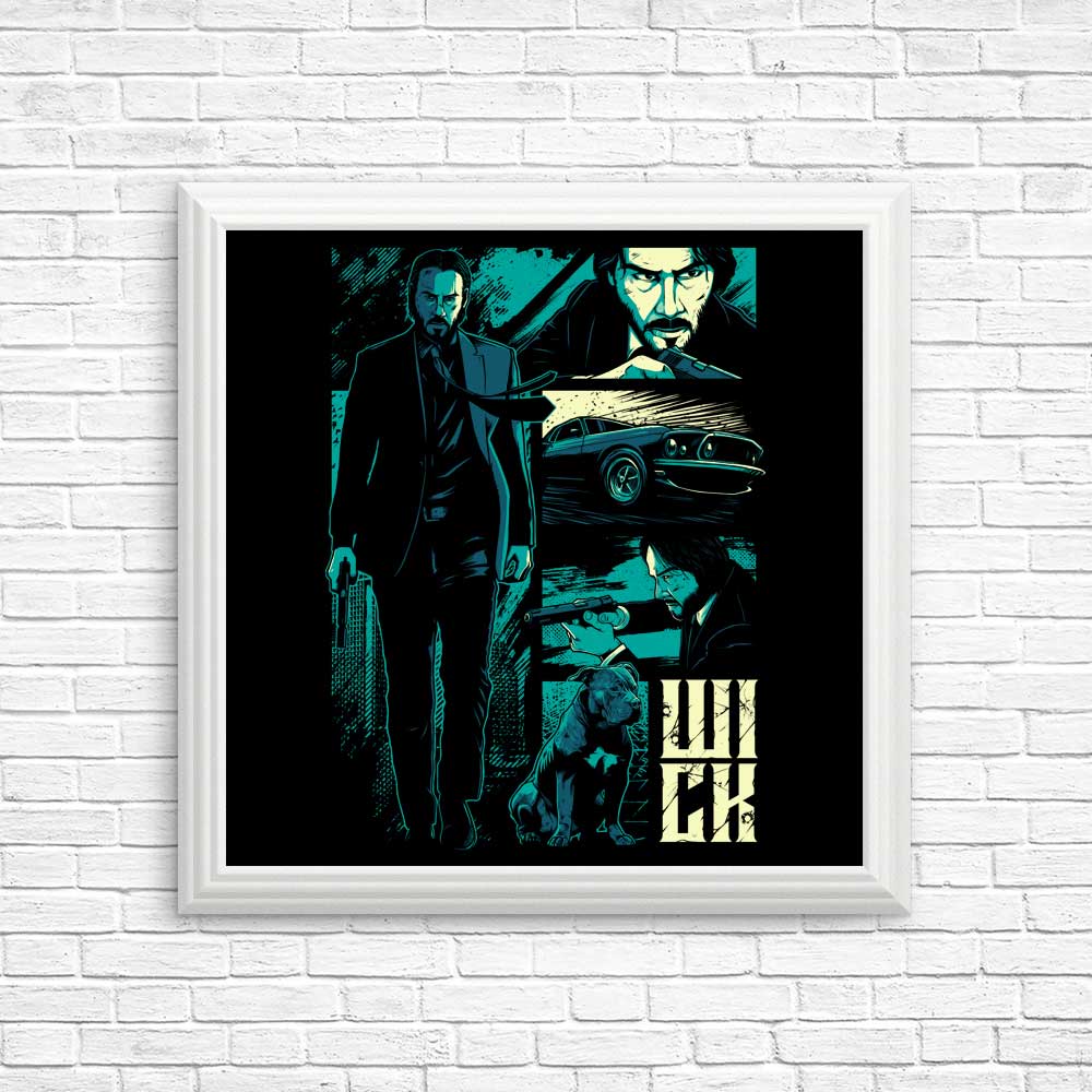 W-I-C-K - Posters & Prints