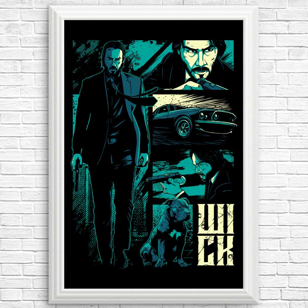 W-I-C-K - Posters & Prints
