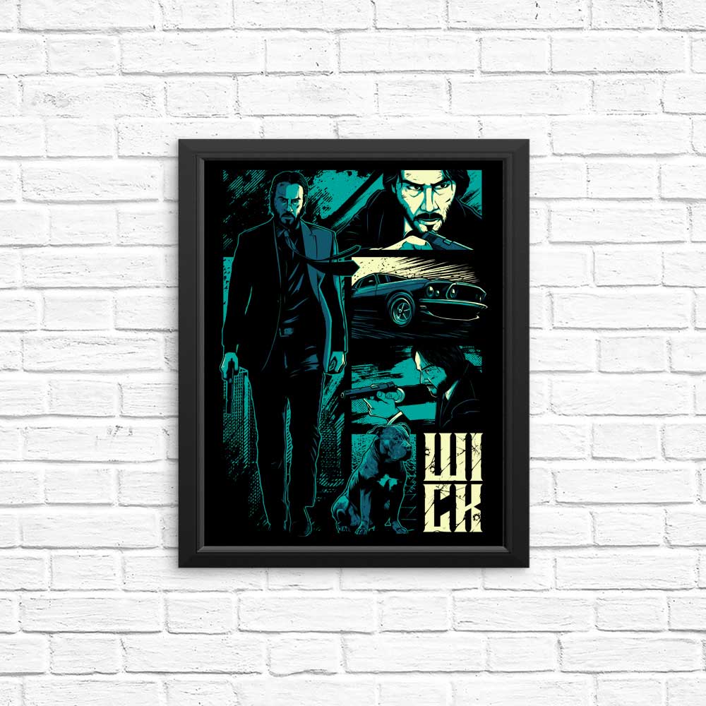 W-I-C-K - Posters & Prints
