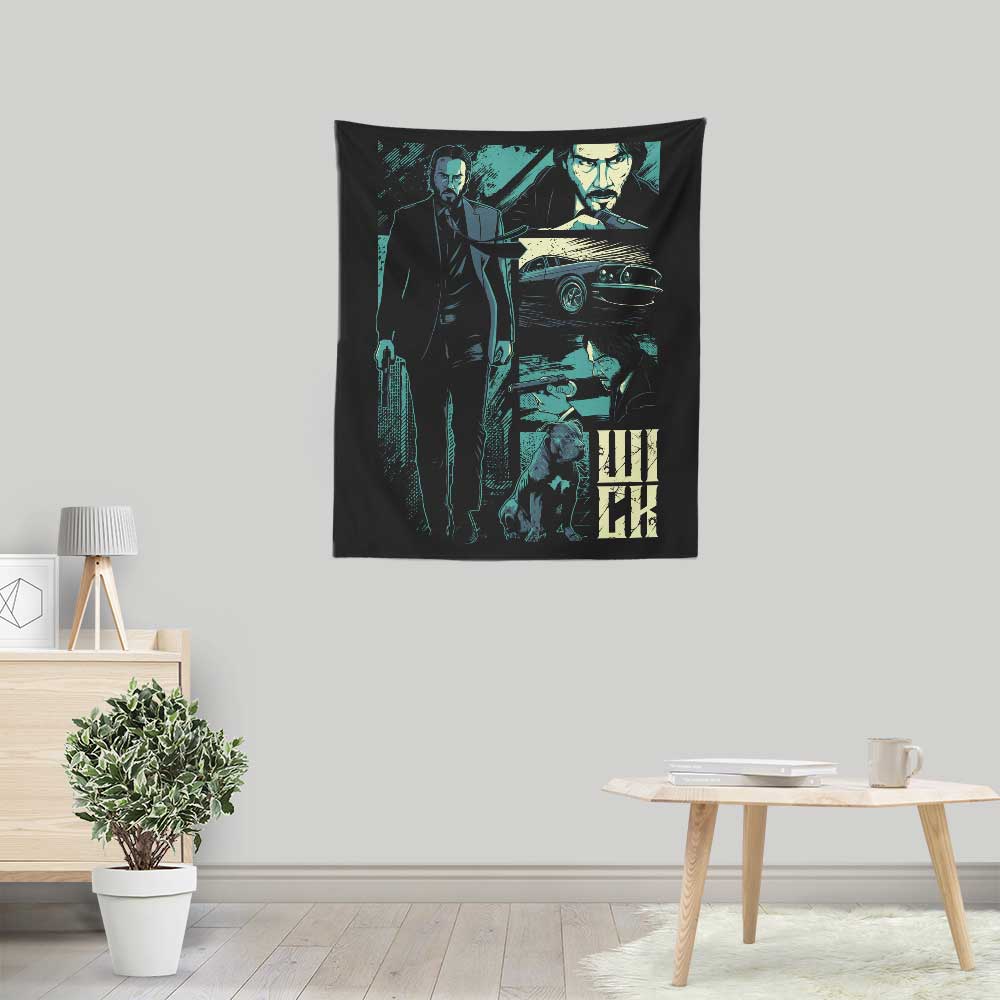 W-I-C-K - Wall Tapestry