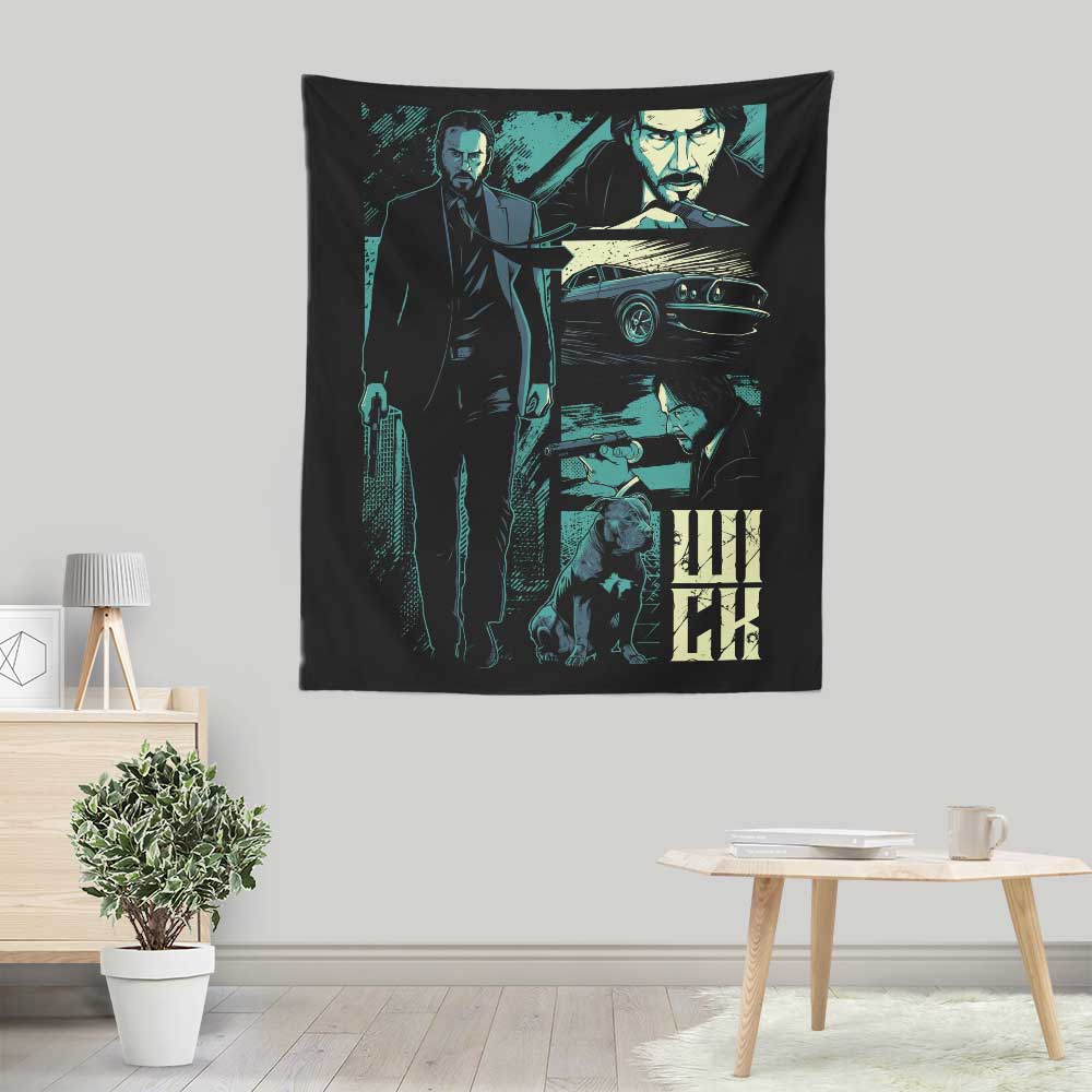 W-I-C-K - Wall Tapestry