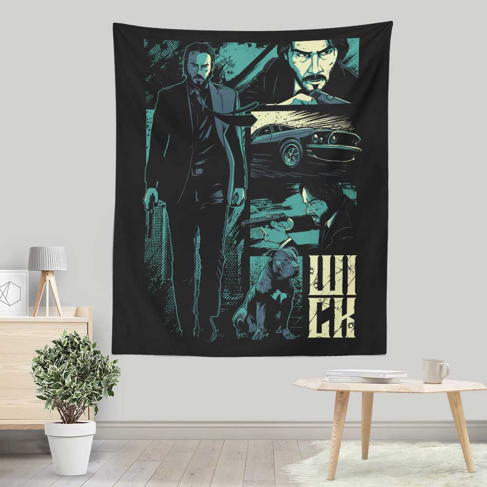 W-I-C-K - Wall Tapestry