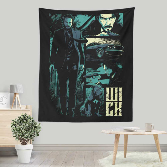 W-I-C-K - Wall Tapestry