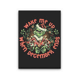 Wake Me Up - Canvas Print