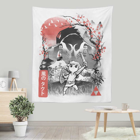Waker Sumi-e - Wall Tapestry