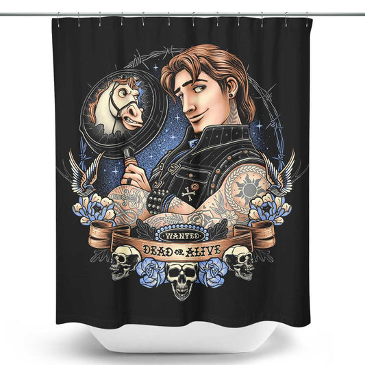 Wanted Dead or Alive - Shower Curtain