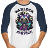 Warlock at Your Service - 3/4 Sleeve Raglan T-Shirt