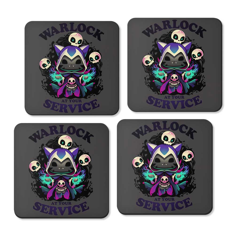Warlock at Your Service - Coasters