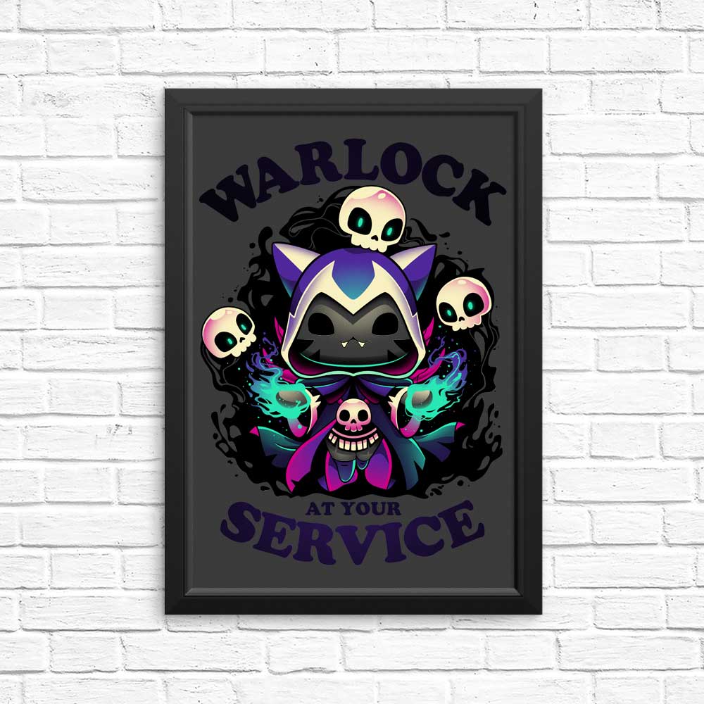 Warlock at Your Service - Posters & Prints